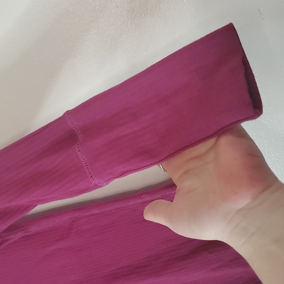 Intimately Free People Rickie Ribbed Mockneck Longsleeve Size Extra Small - Picture 2 of 7